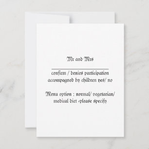 response card amaryllis wedding Red