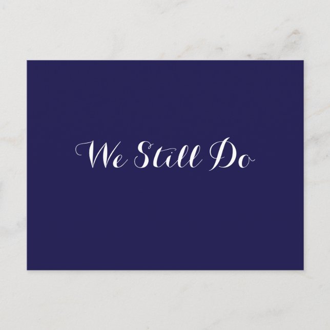 Response Post Card (Front)