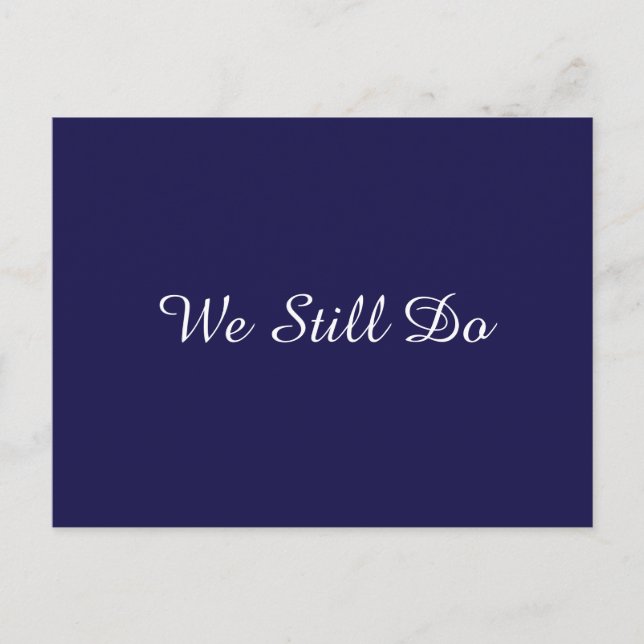 Response Post Card (Front)