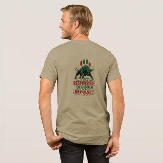 Responsible Decision or Impulse Bull Trading Minds Tri-Blend Shirt
