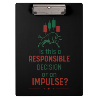 Responsible Decision – Trading Discipline Clipboard