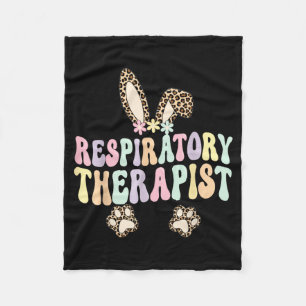 Resratory Therast Easter Rt Nurse Eggs Men Women Fleece Blanket