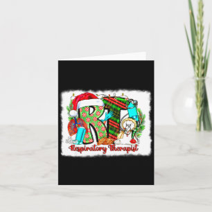 Resratory Therast Funny Christmas Shirt Future Nur Card