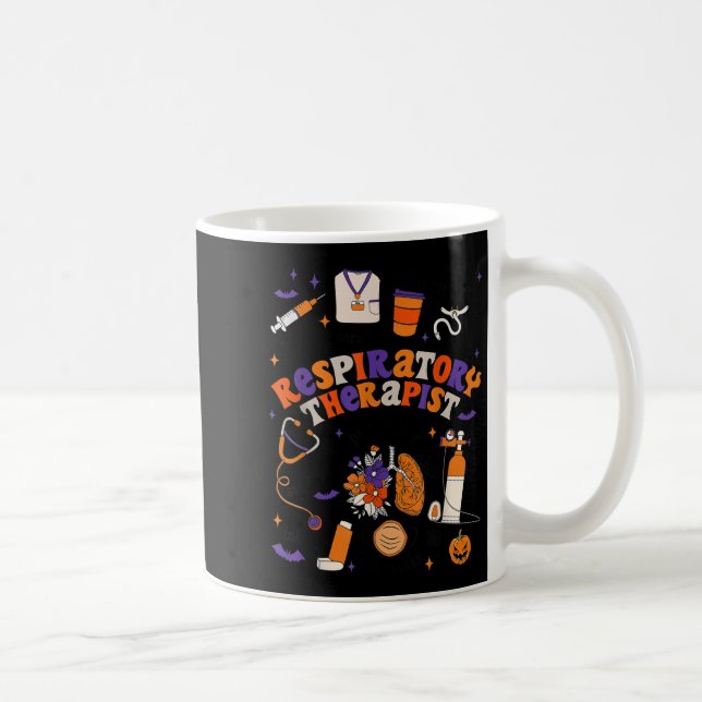Resratory Therast Shirt Halloween Resratory Theras Coffee Mug (Right)