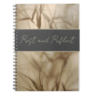 "Rest and Reflect" Spiral Notebook