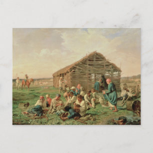 Rest during Haying, 1861 Postcard