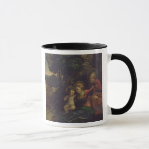 Rest During the Flight into Egypt, c.1510-12 (oil Mug