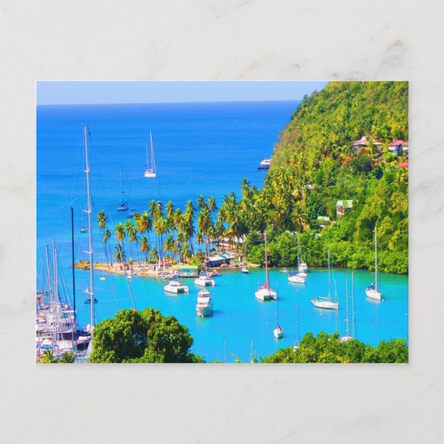 Rest for future success caribbean saint lucia postcard (Front)