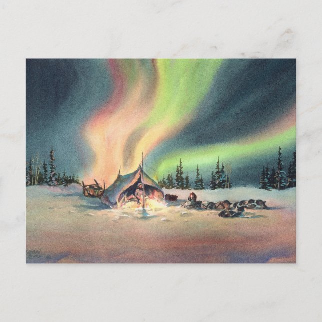 REST for the MUSHERS by SHARON SHARPE Postcard (Front)