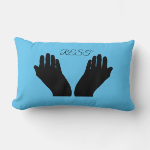 Rest in God's hands Lumbar Cushion