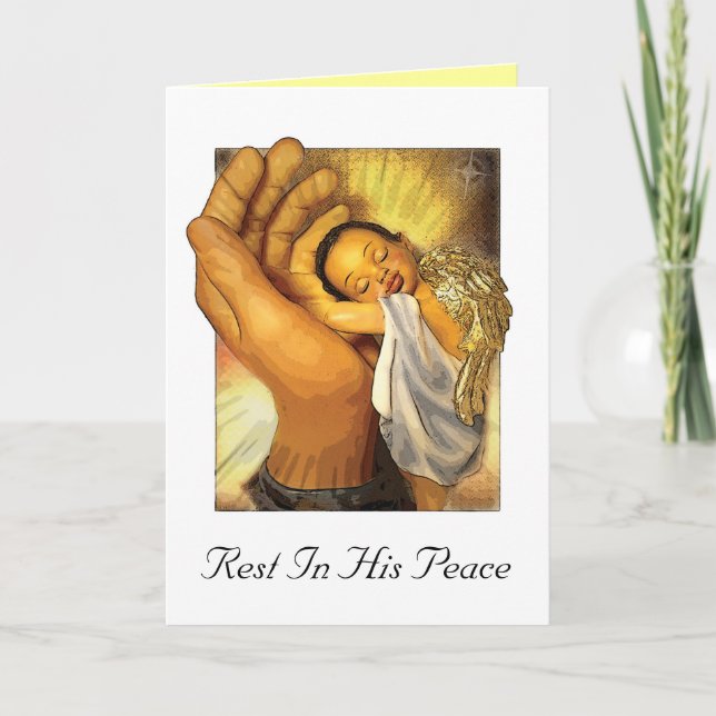 Rest In His Peace Holiday Card (Front)