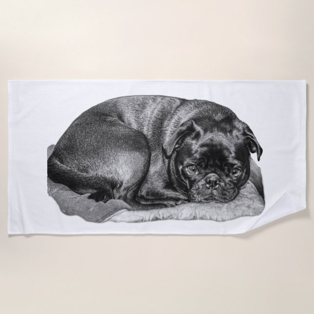 Rest in Open Light Beach Towel (Front)