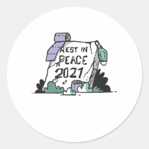 Rest in Peace 2021 Classic Round Sticker