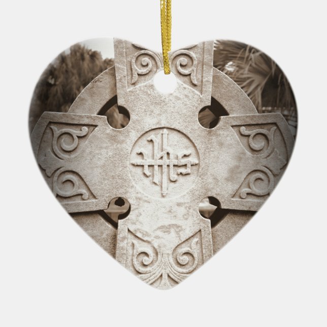 Rest in Peace Ceramic Tree Decoration (Front)