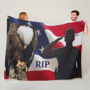 REST IN PEACE FLEECE BLANKET