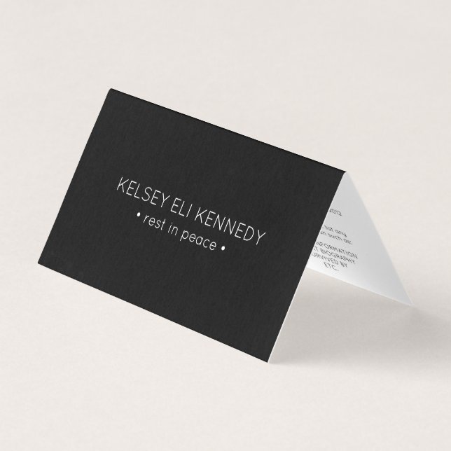 rest in peace folded (Front)
