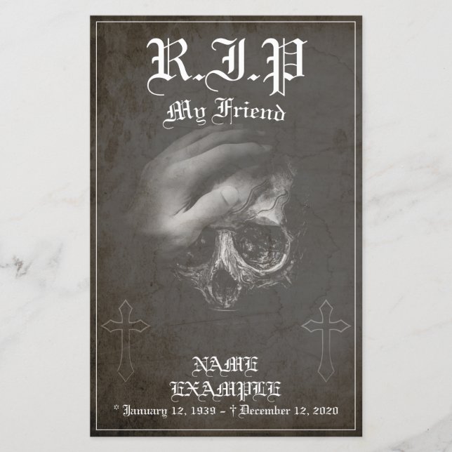 Rest in Peace my Friend - vintage (Front)