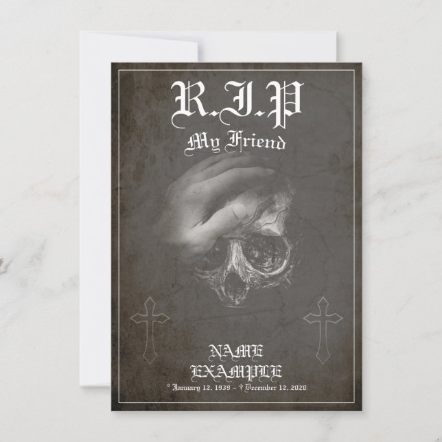 Rest in Peace my Friend - vintage (Front)