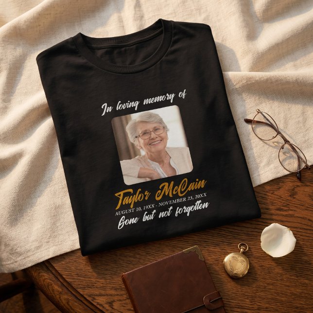 Rest in Peace T-Shirt Create Personalised Memorial (Rest in Peace T-Shirt Create Personalized Memorial)