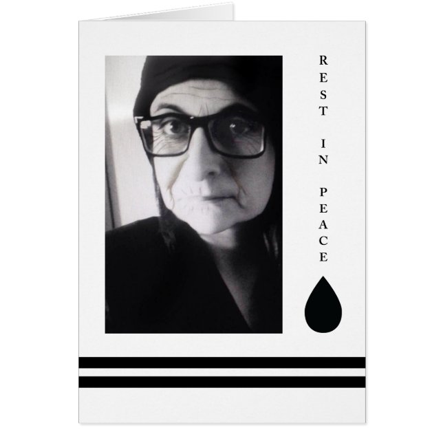 rest in peace tear drop (Front)