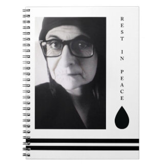 rest in peace tear drop notebook