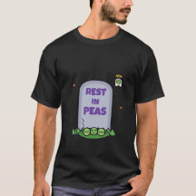 Rest in Peas Funny Halloween Pea Pun T-Shirt