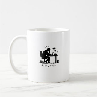 Rest Inspirational Mental Health Design  Coffee Mug