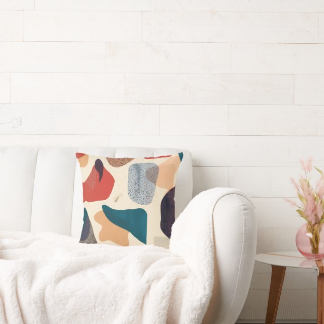Rest Is Productive Pillowcase | Cozy Neutral Cushion (Couch)