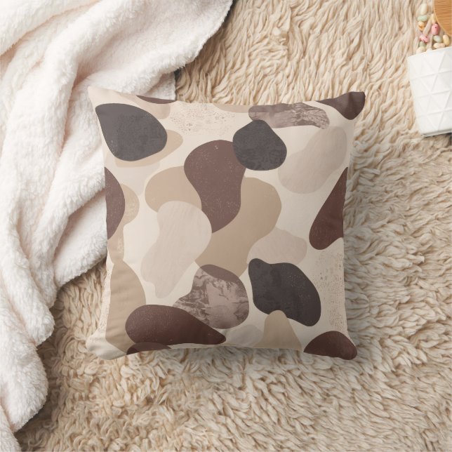 Rest Is Productive Throw Pillow | Cozy Neutral (Blanket)