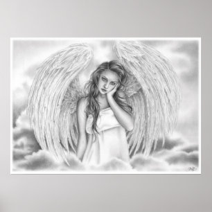 Rest my love Angel Poster