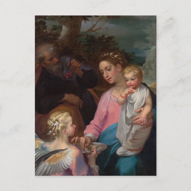 Rest on the Flight into Egypt by Francesco Vanni Postcard (Front)