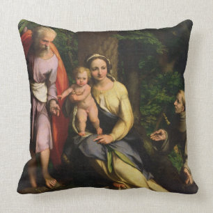 Rest on the Flight into Egypt, c.1515 (oil on canv Cushion