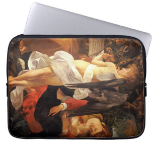 Rest on the Flight into Egypt (Caravaggio) Laptop Sleeve