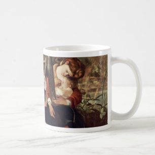 Rest On The Flight To Egypt By Michelangelo Merisi Coffee Mug