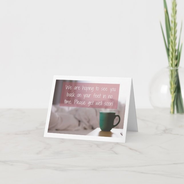 REST RELAX RECOVER-GET WELL SOON CARD (Front)