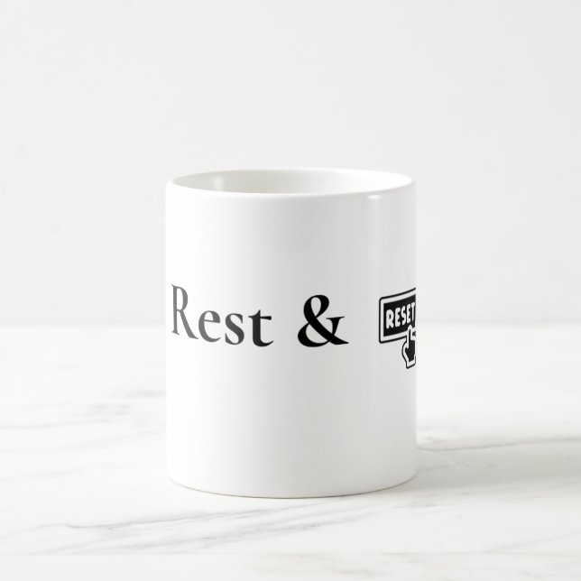 Rest & Reset Cosy Self Care Coffee Mug (Center)