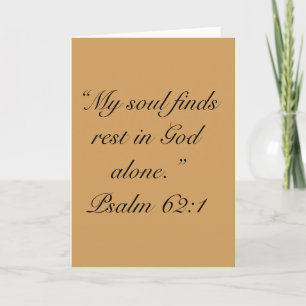 "Rest" Scripture Greeting Card