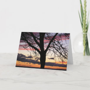 Rest Stop Sunset Card