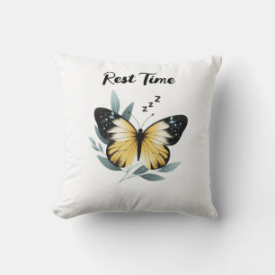 Rest Time Sleepy Butterfly  Cushion