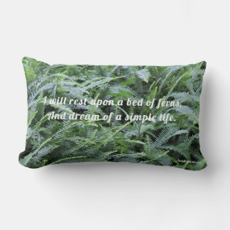 Rest Upon the Ferns Lumbar Cushion
