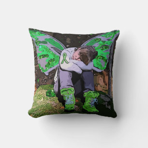 Rest, Warrior Rest Lyme Disease Awareness Pillow
