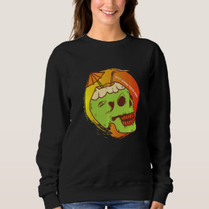 Rest When Your Dead Skull And Bones Sweatshirt