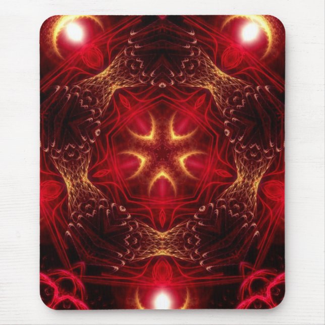 Restaro Fractal Geometru Fractal Art Mousepad (Front)