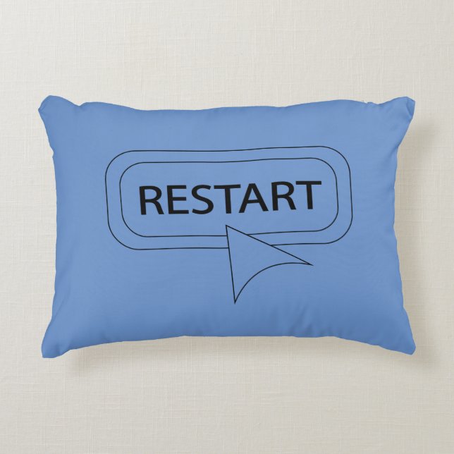 Restart Decorative Cushion (Front)