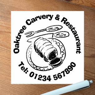 Restaurant, Bistro or Carvery Business Rubber Stamp