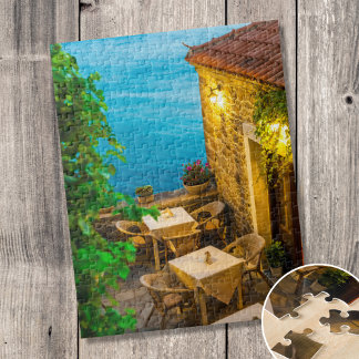 Restaurant by the sea jigsaw puzzle
