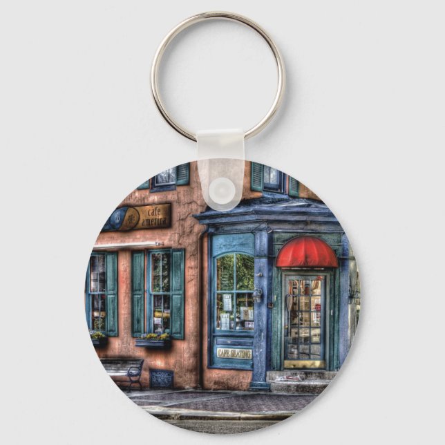 Restaurant - Cafe America Key Ring (Front)