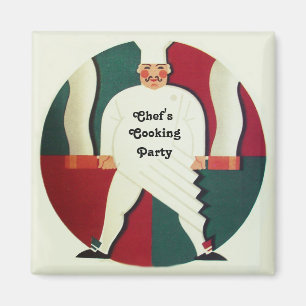 RESTAURANT CHEF'S COOKING PARTY Culinary Magnet