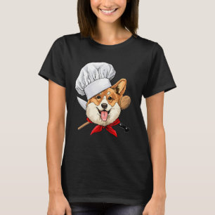 Restaurant Corgi Chef Cook Kitchen Cooking Pet Do T-Shirt