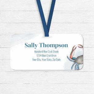 Restaurant Employee Seafood Name Tag